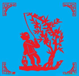 收获剪纸
