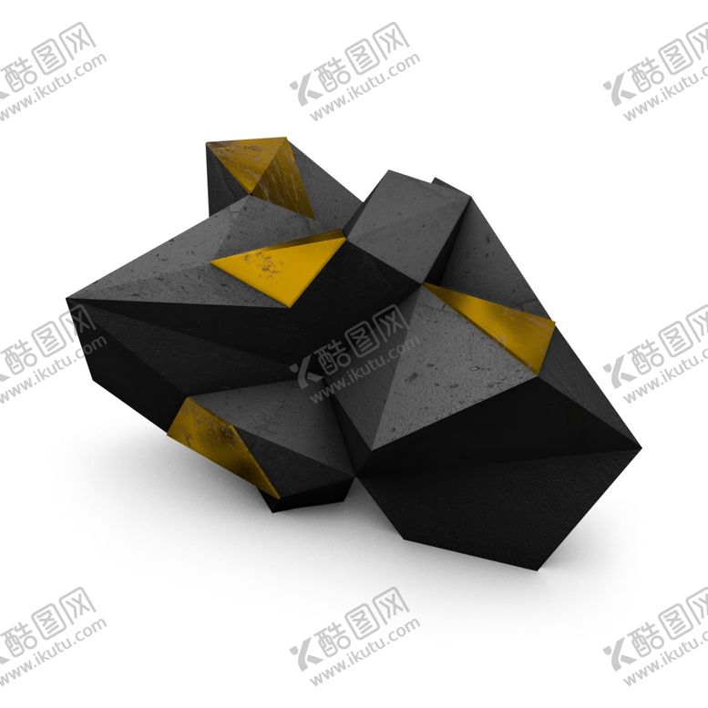 编号：27672210180442007271【酷图网】源文件下载-不规则多面体