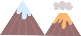 矢量火山视频logo