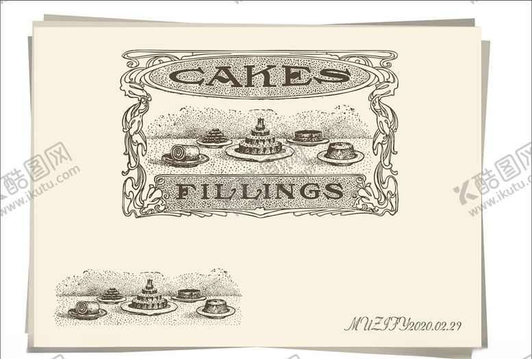 编号：68419909221519457666【酷图网】源文件下载-蛋糕馅料美食券