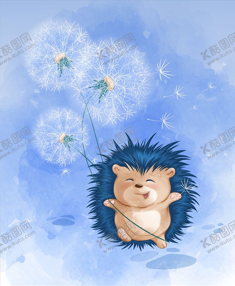 编号：86294310051728056503【酷图网】源文件下载-卡通刺猬