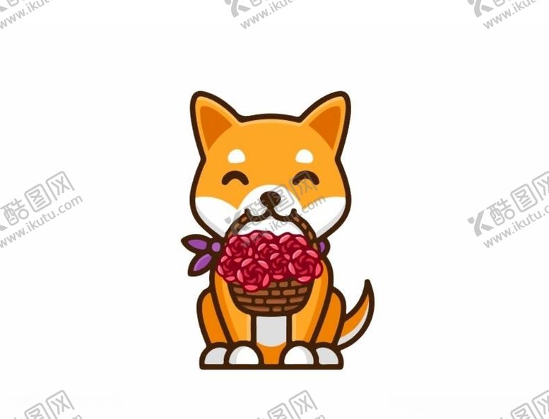 编号：50617309210839368308【酷图网】源文件下载-卡通柴犬