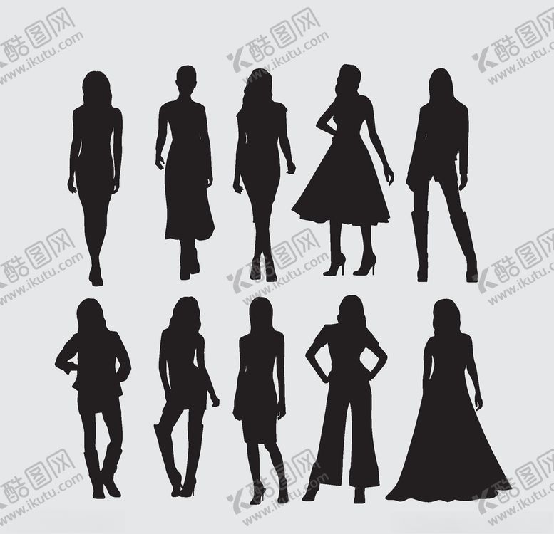 编号：32072209230433362386【酷图网】源文件下载-人物剪影