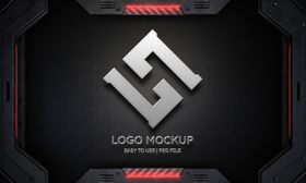 LOGO样机宣传企业品牌推广