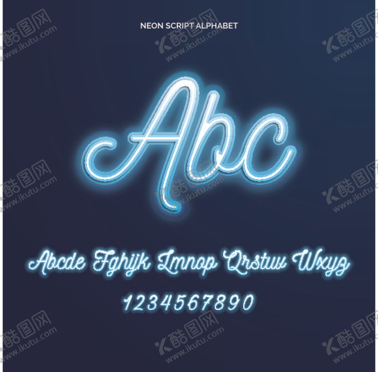 编号：27995209131553352821【酷图网】源文件下载-发光字母
