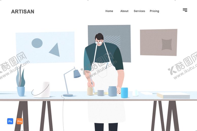 编号：81978109141900168277【酷图网】源文件下载-艺术工作室