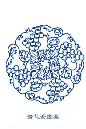 青花纹理