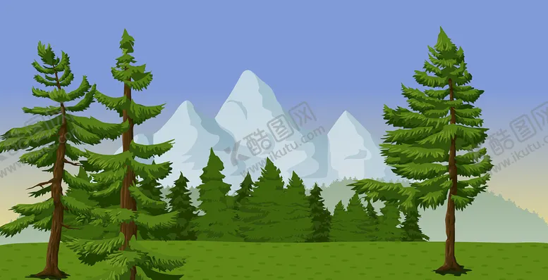编号：09217609161507506203【酷图网】源文件下载-风景插画