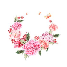 手绘花