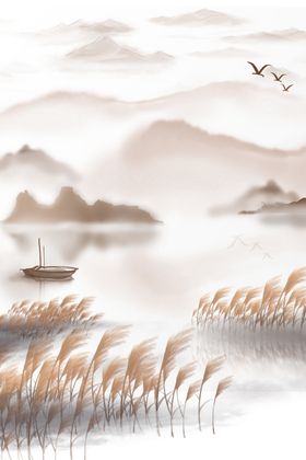 霜降中国风海报