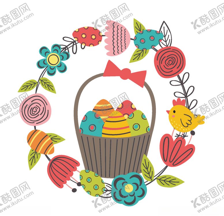 编号：60571309110453163141【酷图网】源文件下载-手绘卡通花环