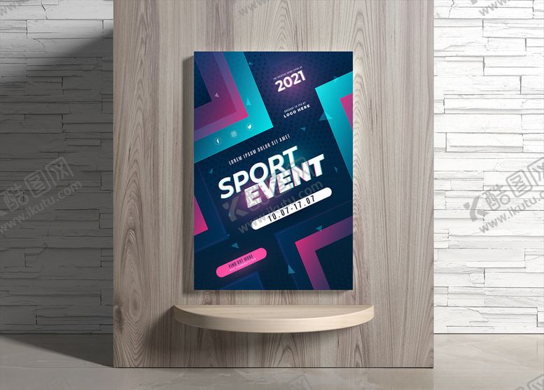 编号：60086709241521421898【酷图网】源文件下载-运动海报