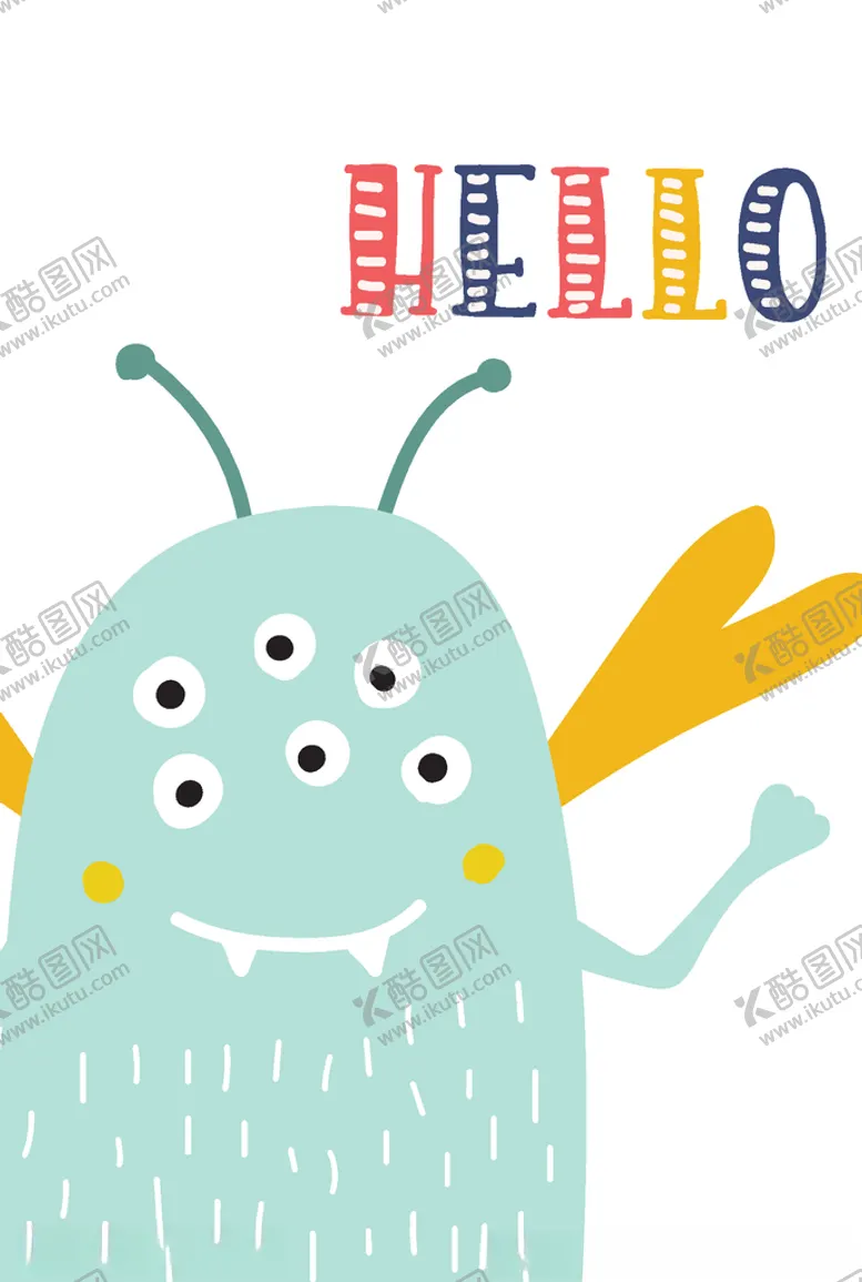 编号：51762406252252348505【酷图网】源文件下载-卡通小怪物