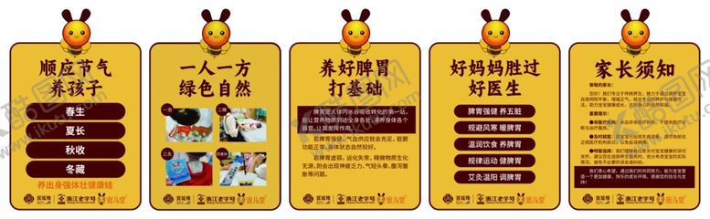 编号：75141410072252249332【酷图网】源文件下载-少儿推拿脾胃须知海报