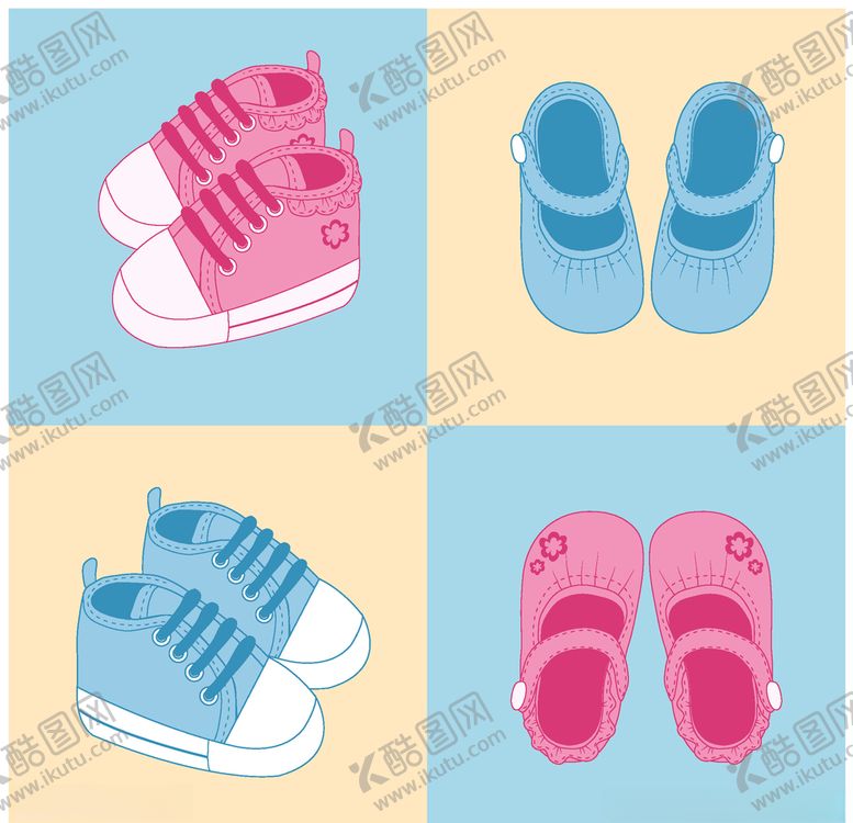 编号：16468910310247559727【酷图网】源文件下载-卡通鞋子