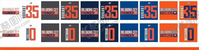 编号：87297410130745201865【酷图网】源文件下载-NBA雷霆35号0号