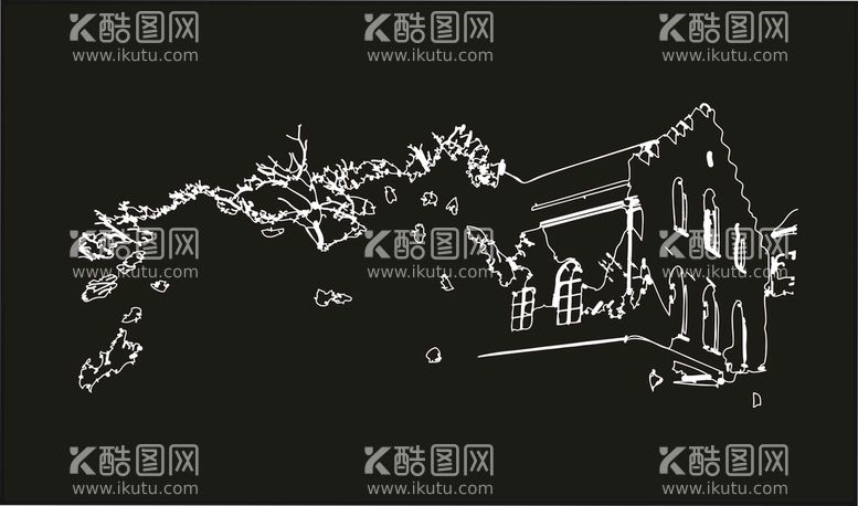 编号：23680909261933141756【酷图网】源文件下载-房子素描