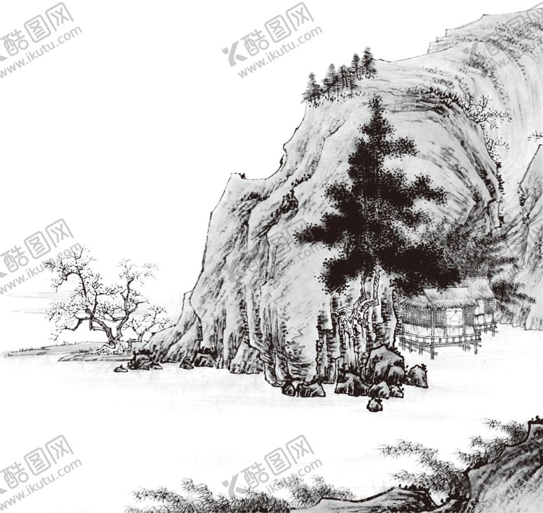 编号：82668509131250113007【酷图网】源文件下载-国画山川图片