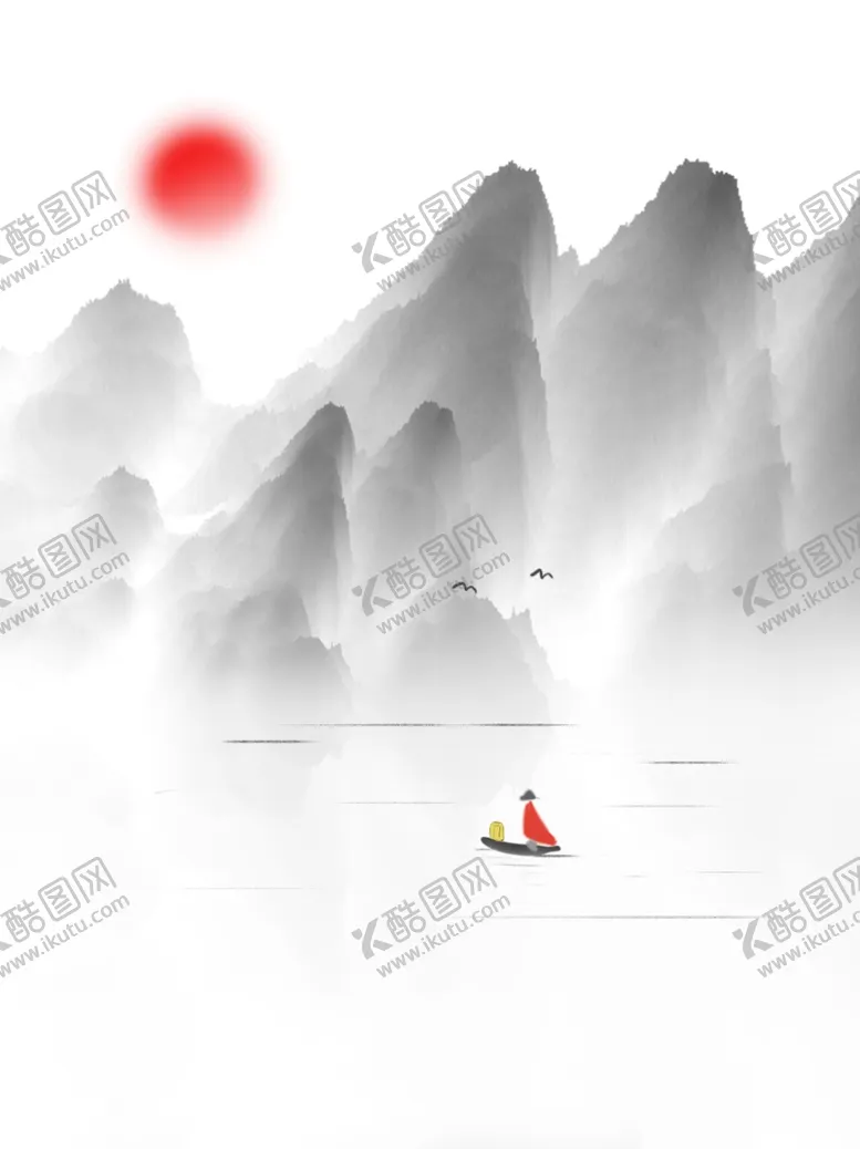 编号：90081912111423374393【酷图网】源文件下载-水墨画图片山水风景中国风