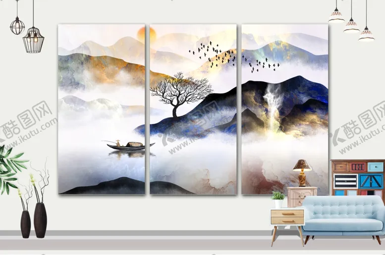 编号：32973005080113038359【酷图网】源文件下载-山水画