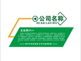 企业简介造型墙文化墙立体墙公司异形墙
