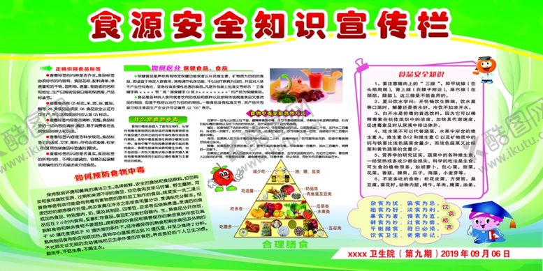 编号：39905106161440556932【酷图网】源文件下载-食源安全知识选择栏