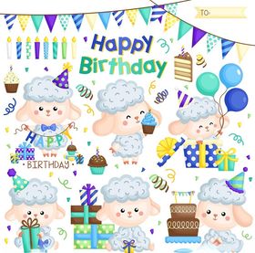 儿童欢乐校车主题装饰图案