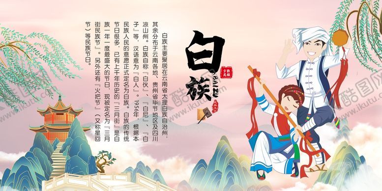 编号：78219009150158417026【酷图网】源文件下载-白族文化展板中国少数民族广告设计