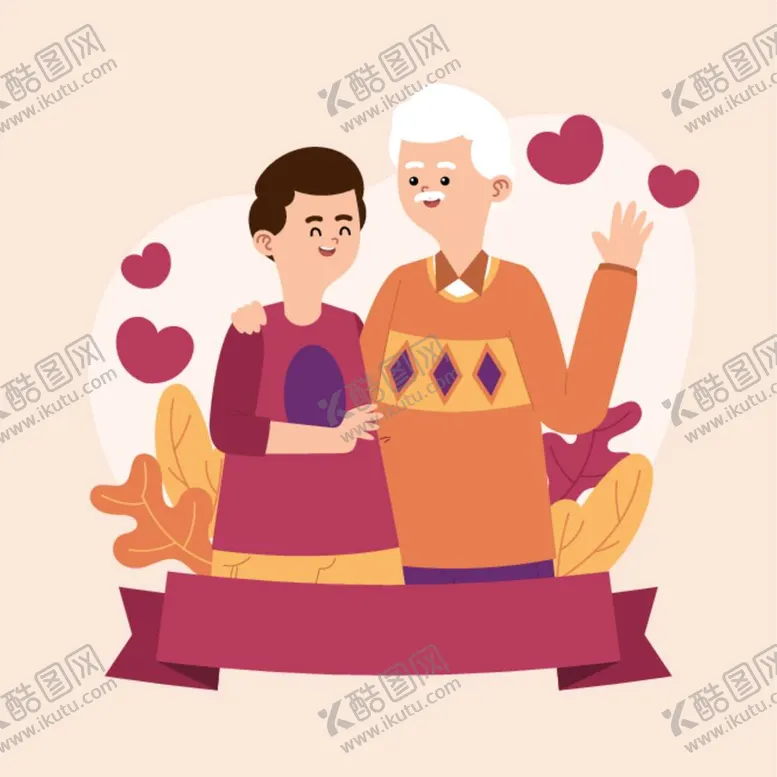 编号：99586012050026313181【酷图网】源文件下载-祖孙情