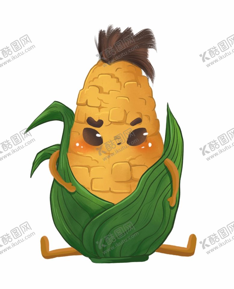 编号：22436602070842152812【酷图网】源文件下载-卡通玉米