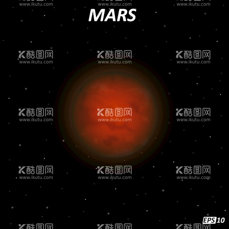 编号：73168909230839112846【酷图网】源文件下载-太空中的火星