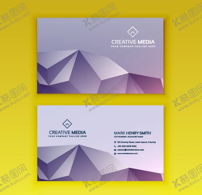 编号：66736810120445058699【酷图网】源文件下载-名片模板