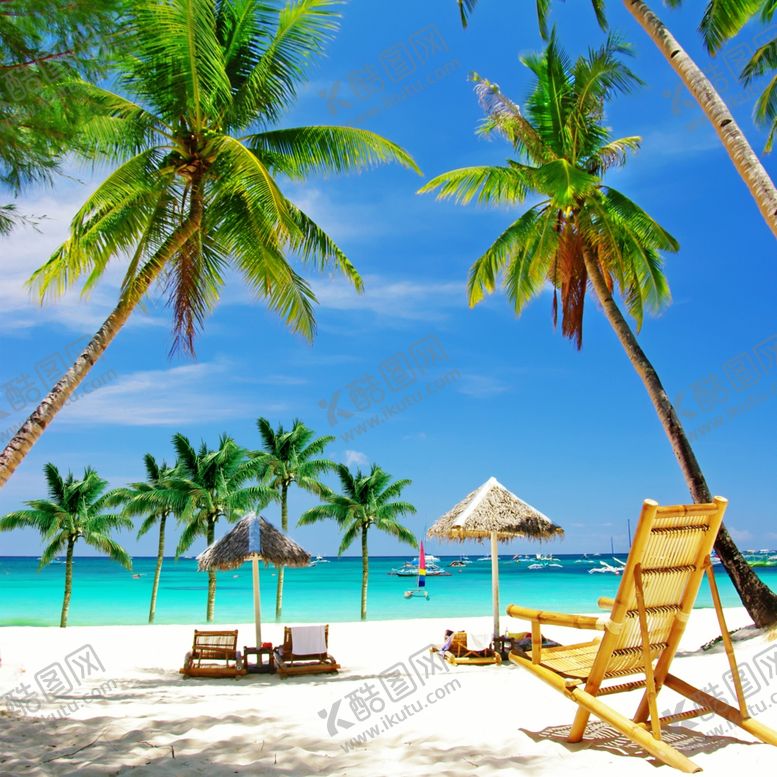 编号：37556910220322086266【酷图网】源文件下载-蓝天白云沙滩