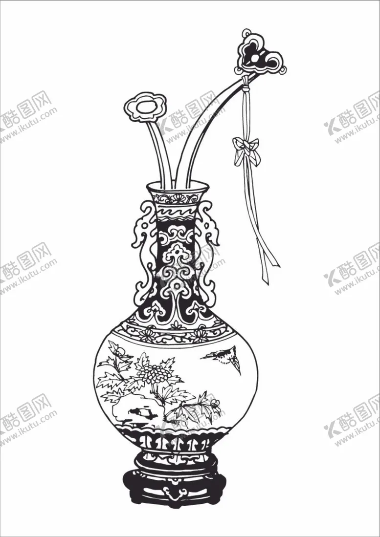 编号：43658412062039069164【酷图网】源文件下载-古典花瓶图片