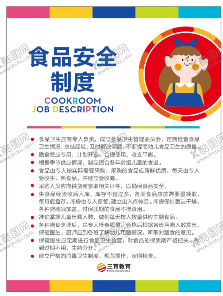 编号：46392109221628542463【酷图网】源文件下载-幼儿园制度牌 