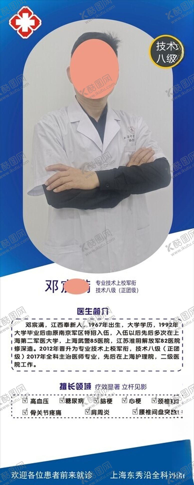 编号：90614302050335587701【酷图网】源文件下载-军医易拉宝简介
