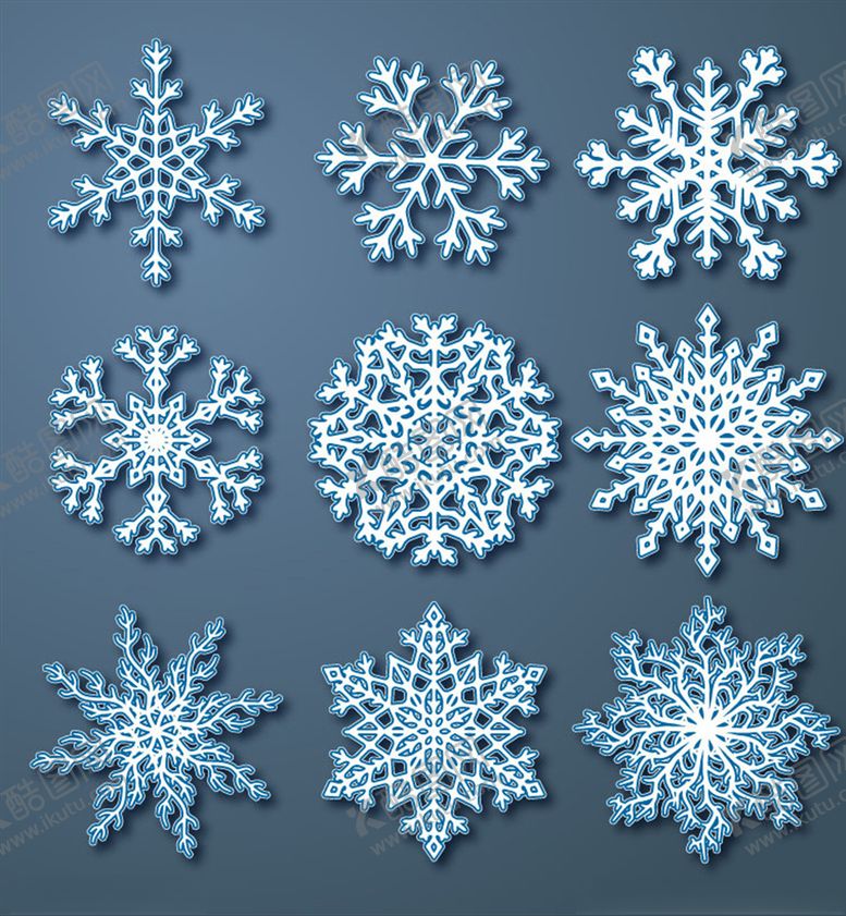 编号：23393809210307185107【酷图网】源文件下载-雪花图案