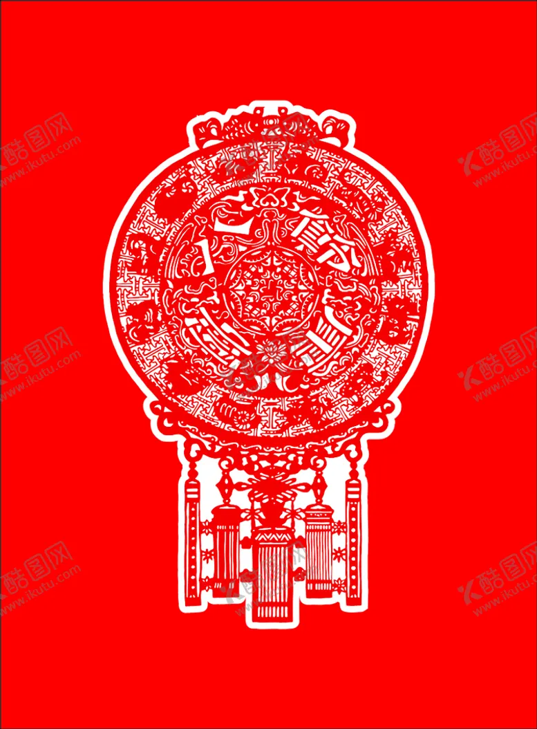 编号：35805112062317509765【酷图网】源文件下载-剪纸  八节康宁