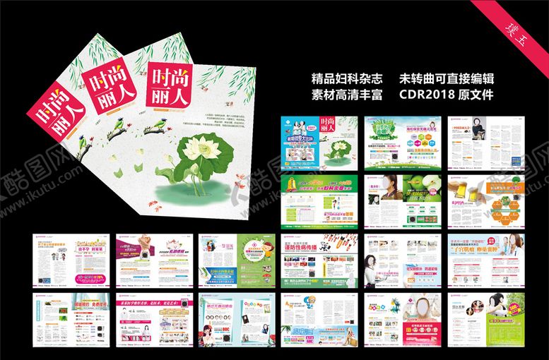 编号：12550610290630284308【酷图网】源文件下载-精品妇科杂志