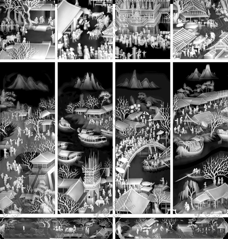 编号：30661309130441326793【酷图网】源文件下载-精雕图浮雕图灰度图黑白图