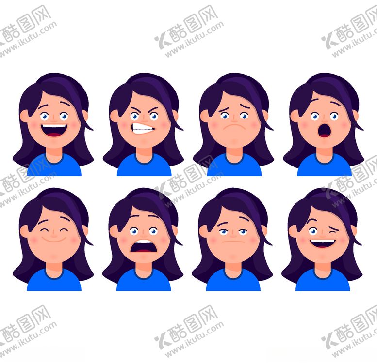 编号：74241510041223435855【酷图网】源文件下载-不同表情