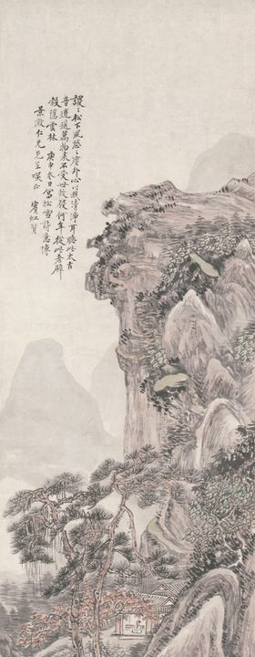 松雪诗意图