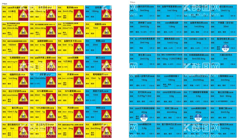 编号：27861910072319503271【酷图网】源文件下载-高警示药品标签