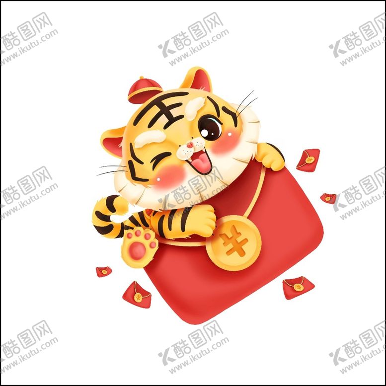编号：54802310100352415390【酷图网】源文件下载-卡通小老虎