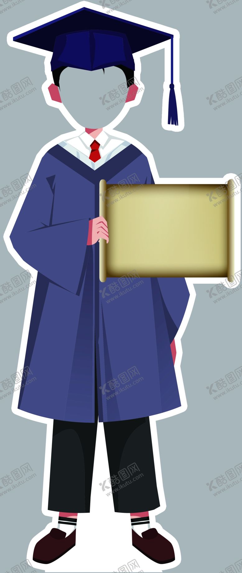 编号：62069504211934486773【酷图网】源文件下载-男学生人形立牌