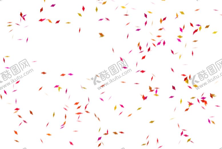 编号：43600209271834421732【酷图网】源文件下载-五彩纸屑气氛装饰素材