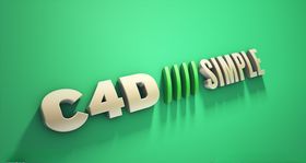 C4D模型动画字体模型