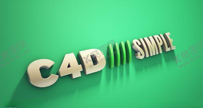 编号：55873305090222155424【酷图网】源文件下载-C4D模型动画字体模型