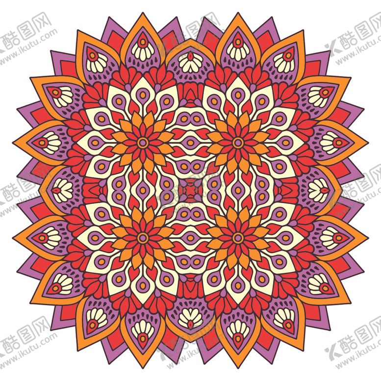 编号：46237709282209379451【酷图网】源文件下载-复古民族花纹