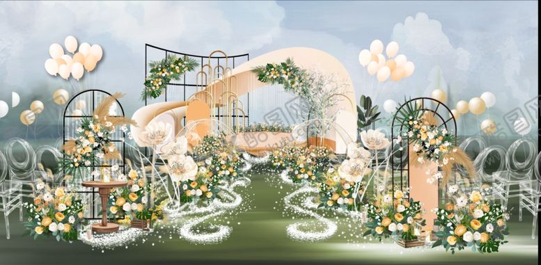 编号：68980009240702309353【酷图网】源文件下载-婚礼效果图